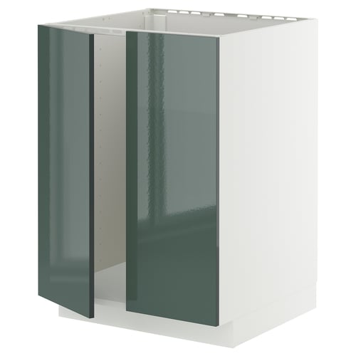 METOD Mueble base para lavaplatos, blanco/Kallarp, 60x60 cm