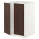 METOD Mueble base para lavaplatos, blanco/Sinarp café, 60x60 cm
