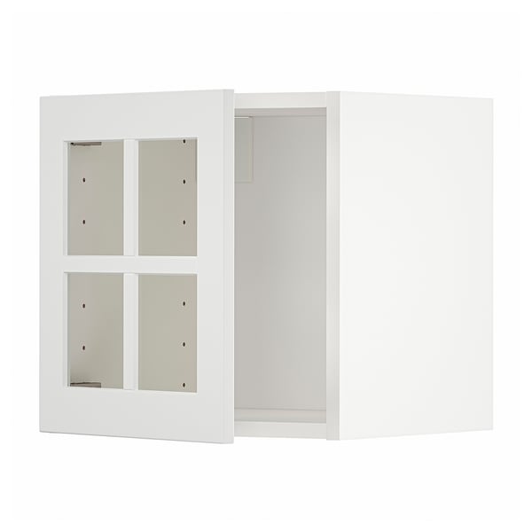 METOD Mueble mural, blanco/Stensund blanco, 40x40 cm