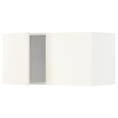 METOD Mueble mural, blanco/Vallstena blanco, 80x40 cm