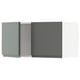 METOD Mueble mural, blanco/Voxtorp Gris oscuro, 80x40 cm