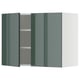 METOD Mueble mural con repisas, blanco/Kallarp, 80x60 cm