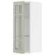 METOD Mueble mural con repisas, blanco/Stensund menta, 30x80 cm