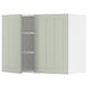 METOD Mueble mural con repisas, blanco/Stensund menta, 80x60 cm