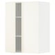 METOD Mueble mural con repisas, blanco/Vallstena blanco, 60x80 cm