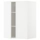 METOD Mueble mural con repisas, blanco/Veddinge blanco, 60x80 cm