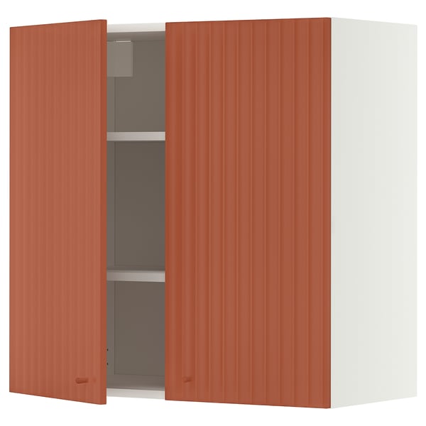METOD Mueble mural con repisas