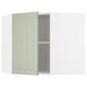 METOD Mueble mural esquinero con repisas, blanco/Stensund menta, 68x60 cm
