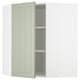 METOD Mueble mural esquinero con repisas, blanco/Stensund menta, 68x80 cm