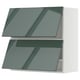 METOD Mueble mural horizontal, 2 puertas, blanco/Kallarp, 80x80 cm