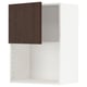METOD Mueble mural para microondas, blanco/Sinarp café, 60x80 cm