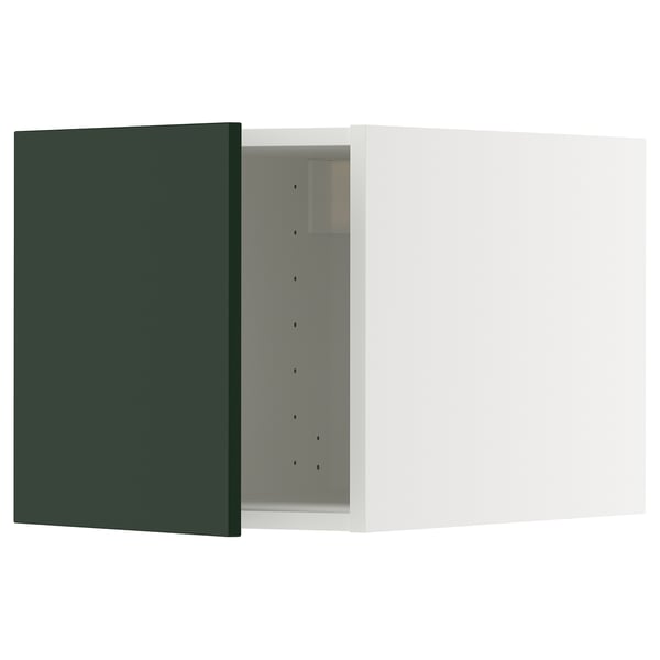 METOD Mueble mural superior, blanco/Havstorp verde oscuro, 40x40 cm
