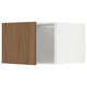 METOD Mueble mural superior, blanco/Tistorp efecto nogal café, 60x40 cm
