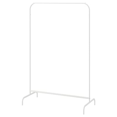 MULIG Rack para ropa, blanco, 99x152 cm