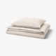 NATTJASMIN Funda plumón con funda almohada, beige, 150x200/50x60 cm