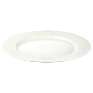 OFANTLIGT Plato, blanco, 28 cm