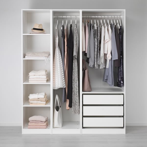 PAX Clóset, blanco, 175x58x201 cm