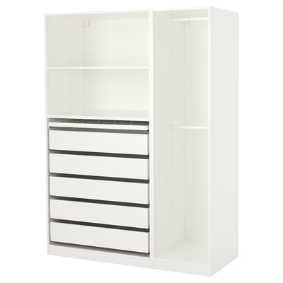PAX Clóset, blanco, 150x58x201 cm
