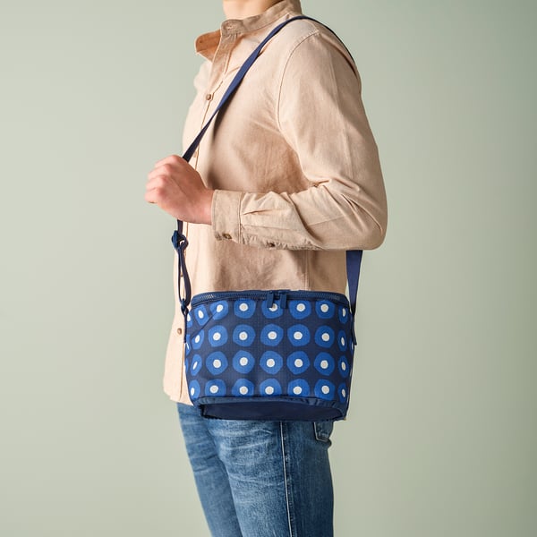 PILLERSTARR Bolso cooler, con diseño/azul, 26x19x19 cm