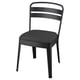 RAMSNÄS Silla, gris oscuro/Vissle Gris oscuro