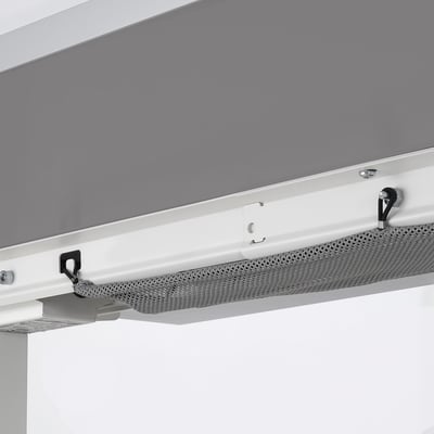 RODULF Base de mesa regulable, eléctrico/blanco, 140x80 cm