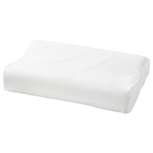 ROSENSKÄRM Funda de almohada ergonómica, blanco, 33x50 cm