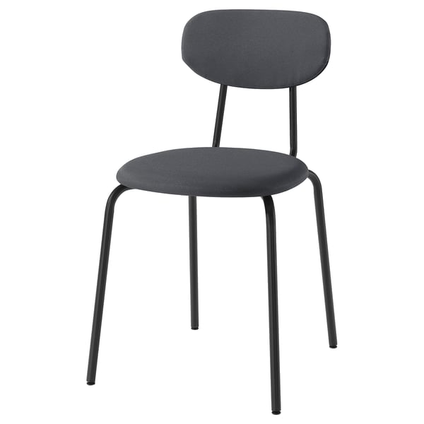 SANDSBERG Silla, gris oscuro/Remmarn gris oscuro
