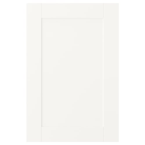 SANNIDAL Puerta con bisagras, blanco, 40x60 cm