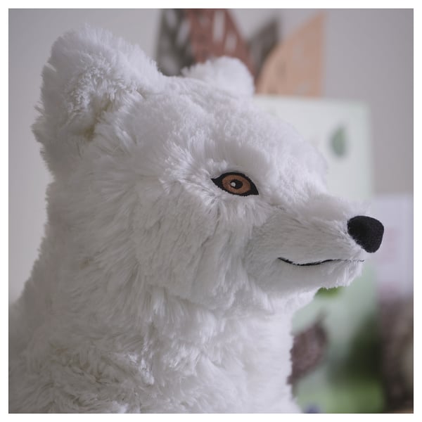SKOGSDUVA Peluche, zorro ártico/blanco, 60 cm