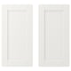 SMÅSTAD Puerta, blanco/con marco, 30x60 cm