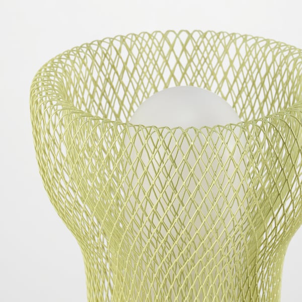 SOLVINDEN Lámpara de mesa LED, rejilla a pilas/ext menta