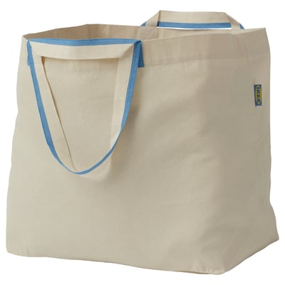 SPIKRAK Bolsa para compras, algodón/natural, 50 l