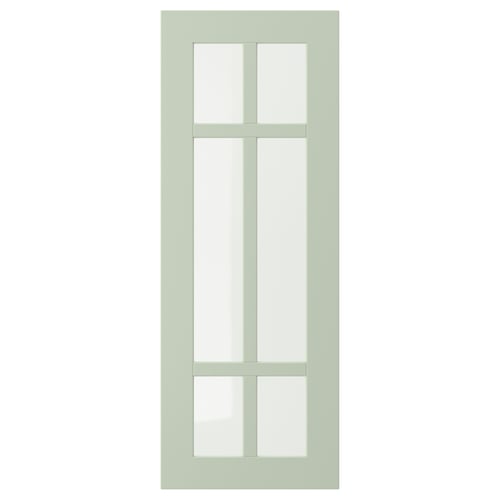 STENSUND Puerta de vidrio, menta, 30x80 cm