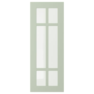 STENSUND Puerta de vidrio, menta, 30x80 cm