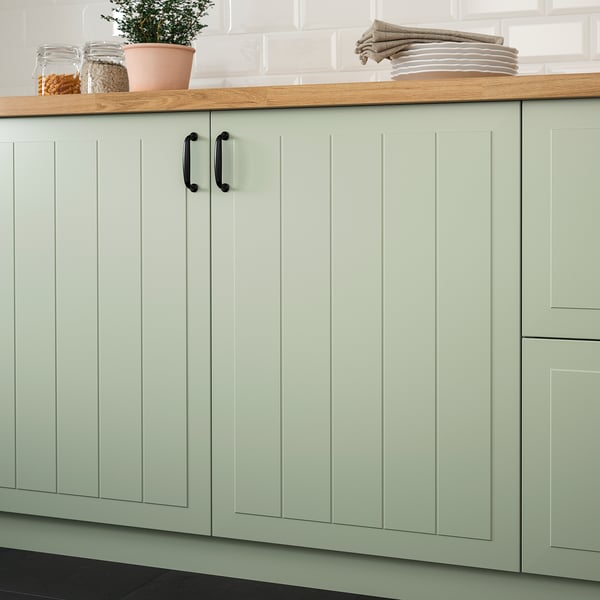 STENSUND Puerta mueble base esquinero, 2 un, menta, 25x80 cm