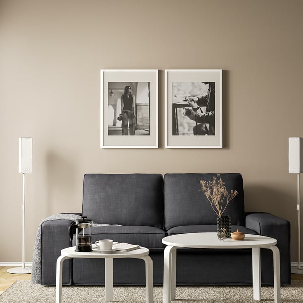 SYMFONISK Soporte de pie para parlante WiFi, blanco
