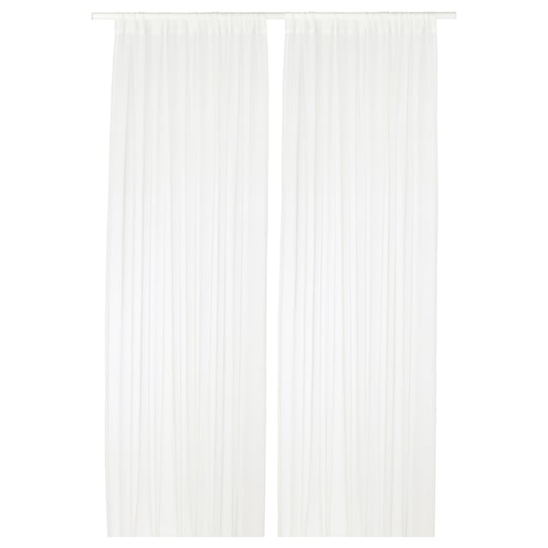 TERESIA Velo, 1 par, blanco, 145x250 cm