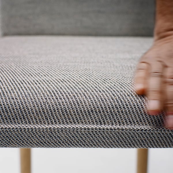 TONSTAD Silla, Viarp gris/café/efecto roble