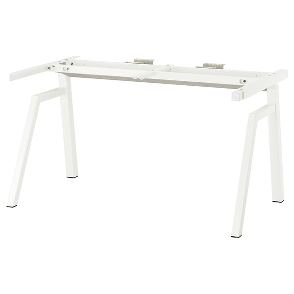 TROTTEN Base de mesa regulable, blanco, 160x80 cm