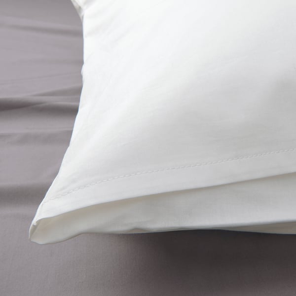 ULLVIDE Funda de almohada, blanco, 50x60 cm