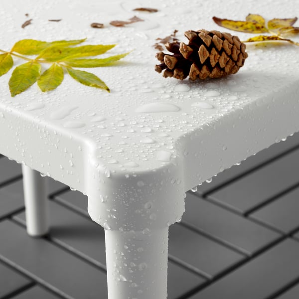 UTTER Mesa infantil, interior/exterior/blanco