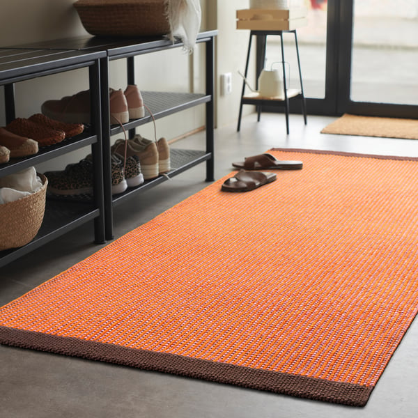 VÄGOMRÅDE Alfombra, Rosado naranjo, 80x150 cm