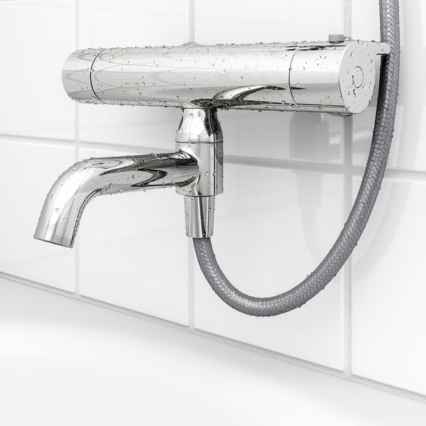 VALLAMOSSE Termostato para tina/ducha, cromado, 150 mm