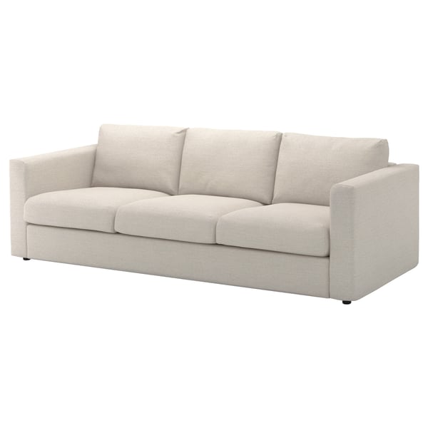 VIMLE Funda sofá 3 cuerpos, Gunnared beige