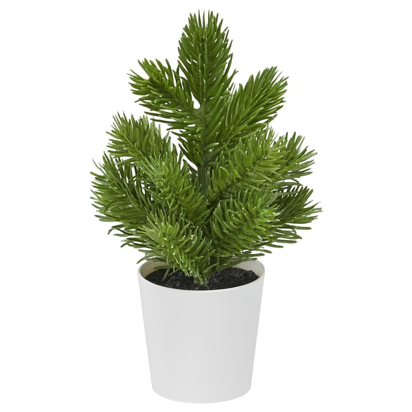 VINTERFINT Planta artificial, interior/exterior árbol de navidad/verde, 6 cm