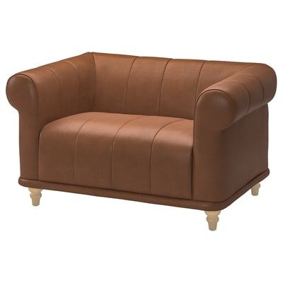 VISKAFORS Sillón 1,5 cuerpos, Högalid café/abedul