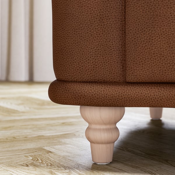 VISKAFORS Sillón 1,5 cuerpos, Högalid café/abedul