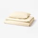 ÄNGSLILJA Funda de plumón y funda almohada, beige, 150x200/50x60 cm