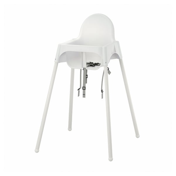 ANTILOP Silla bebé cinturón seguridad, blanco/blanco