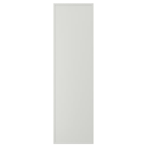 ASPUDDEN Puerta, gris claro, 40x140 cm